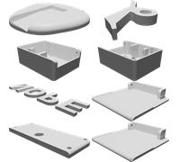 Custodia Scatola Inutile Servo TowerPro SG90 - Giocattolo Meccanico 3D
