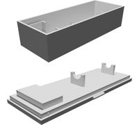 Custodia Scatola per Rasoio King C. Gillette Double Edge Sicurezza Porta Cover