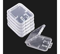 Custodia Schede SD,24 Pcs Trasparente Porta per Schede di Memoria in Plastica, Astuccio Plastica per micro SD TF SIM e CF Carte