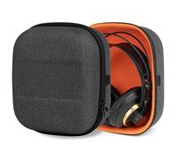 Custodia Shield Geekria compatibile con cuffie AKG K240 Studio, K702, K712 PRO, K271 MKII, K275 e K872, borsa rigida protettiva sostitutiva da viaggio con spazio per cavi (grigio scuro)