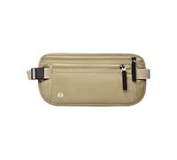 Custodia sicura a scomparsa con tecnologia di schermatura, design dimagrante, portafoglio da viaggio per il trasporto quotidiano e viaggi avventurosi, cintura antifurto da viaggio, cachi