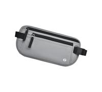 Custodia sicura a scomparsa con tecnologia di schermatura e design dimagrante, portafoglio da viaggio per il trasporto quotidiano e per viaggi avventurosi, custodia protettiva compatta, Grigio chiaro