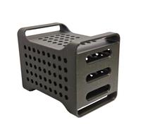 Custodia sicura per SSD T7 con coperchio estraibile, prese d'aria di raffreddamento e slot per cavo di tipo C per unità a stato solido portatile T7 (tre slot)