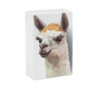 Custodia Sigaretta Portatile Impermeabile Scatola di Plastica Dimensione Normale Tasca Scatola Sigaretta Holder Alpaca Avatar Flip Custodia aperta per Uomini Donne