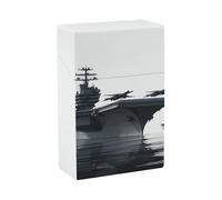 Custodia Sigaretta Portatile Impermeabile Scatola di Plastica Dimensione Normale Tasca Sigaretta Box Holder Aereo Carrier Flip Custodia Aperta per Uomini Donne