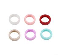 Custodia Silicone per Oura Ring 5 Anti-Graffio(6pcs A M) | Materiale silicone morbido, protezione antigraffio, design ultraleggero, vestibilità precisa, multicolore