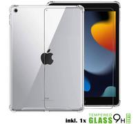 Custodia Silicone TPU Con 9H Display Vetrino Protettiva Temperato Case Lucida