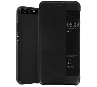Custodia Smart View con Finestra Verticale per Huawei P10 - Nera