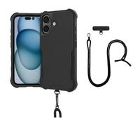 Custodia Smartish per iPhone 16 MagSafe con tracolla - Gripzilla - [Sottile e protettiva] Custodia magnetica con tracolla universale staccabile -