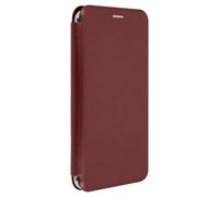 Custodia a libro Avizar con scivolo bordeaux per smartphone da 5,4" a 6"