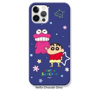 Custodia sottile Crayon Shin Chan Chocobi Dino per iPhone 15 14 13 12 11...