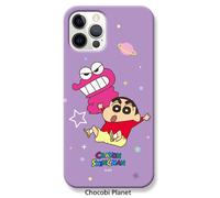 Custodia sottile Crayon Shin Chan Chocobi Dino per iPhone 15 14 13 12 11...