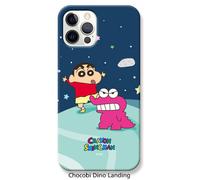 Custodia sottile Crayon Shin Chan Chocobi Dino per iPhone 15 14 13 12 11...
