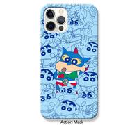Custodia sottile Focus Line di Crayon Shin Chan per Galaxy Note20 Note10...