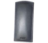 Custodia sottile in morbida pelle per occhiali di Love Emvy - Custodia antiscivolo, Nero , Taglia unica