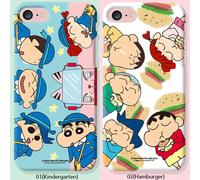 Custodia sottile originale Crayon Shin-Chan Circle Galaxy S10/S10 Plus/S10e/S...