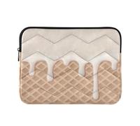 Custodia sottile per laptop 15" con griglia a nido d'ape, colore: Marrone | 15 "Computer Bag con cerniera per lavoro viaggio estuche para L