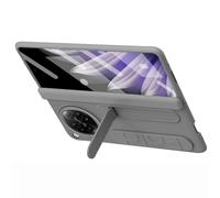 Custodia Sottile Per Oppo Find N6, Con Protezione Per Lo Schermo E Supporto Regolabile; Design Minimalista, Antiurto E Con Protezione Della Cerniera.,Grey