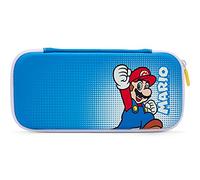 Custodia semirigida sottile Power A blu Mario Pop Art per Nintendo Switch/Lite/OLED