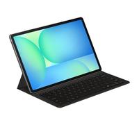 Custodia sottile Samsung Book Cover con tastiera Galaxy AI Key, nera per Galaxy Tab S10 FE Plus