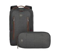 Custodia sottile, scomparto imbottito per laptop con custodia per iPad/tablet/eReader, colore nero