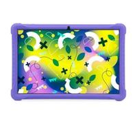 SPC Gravity 10,1” Kids Case - Custodia per bambini in silicone per SPC Gravity 10,1” con anello rotante per supporto, angoli rinforzati, extra resistente e molto facile da pulire - Viola e turchese