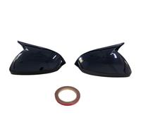 custodia specchietto laterale auto Per Sonata 2024 2025 Corno Coppia Copertura Dello Specchio Retrovisore Laterale Tappo di retromarcia Specchietto retrovisore Trim Accessori Auto(Glossy Black)