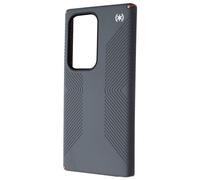 Speck Presidio2 - Custodia per Samsung Galaxy S24 Ultra, con protezione contro le cadute, impugnatura, antigraffio, morbida al tatto, colore: grigio antracite/bronzo freddo/bianco