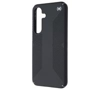Speck Custodia per Samsung Galaxy S25 Plus, protezione da cadute da 4,3 m, impugnature antiscivolo, custodia per Samsung S25 Plus, lunetta rialzata e pulsanti migliorati, impugnatura Presidio 2, nero