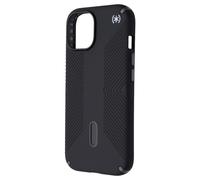 Speck Presidio2 Grip - Custodia per iPhone 15, iPhone 14, iPhone 13-6,1 pollici, compatibile con MagSafe, con impugnatura antiscivolo, colore: nero/grigio ardesia/bianco
