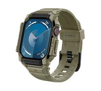 Spigen Cover con Cinturino Rugged Armor Pro in TPU Compatibile con Apple Watch Series 11/10 46mm (2025/2024) - Vintage Khaki