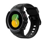 Custodia Spigen Rugged Armor Pro con cinturino grigio antracite - Galaxy Watch 5/4 44 mm