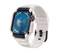 CUSTODIA SPIGEN Rugged Armor Pro per Apple Watch 10 42mm Beige, Poliuretano termoplastico (TPU)