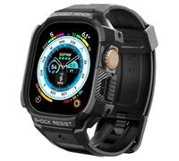 Spigen per Apple Watch Ultra 3/2/1 Band, robusta custodia protettiva in TPU Armor Pro da 49 mm con cinturino - nero