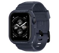 Custodia Spigen Rugged Armor Pro progettata per Apple Watch con cinturino serie 9/8/SE2/7/6/SE/5/4 45 mm/44 mm - Grigio antracite