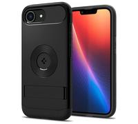Custodia Spigen Slim Armor MagSafe per iPhone 16e, colore nero.