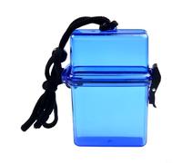 Custodia sportiva impermeabile con laccetto, chiusura ermetica per kayak, rafting, nuoto e sport acquatici all'aperto, soluzione per riporre piccoli oggetti, Blu
