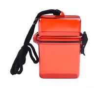 Custodia sportiva impermeabile con laccetto, chiusura ermetica per kayak, rafting, nuoto e sport acquatici all'aperto, soluzione per riporre piccoli oggetti, Rosso