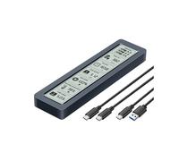 Custodia SSD M.2 Involucro SSD NVME 10Gbps M.2 A USB 3.2 Gen 2 Tipo C Display Digitale Intelligente Custodia SSD Esterno
