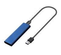 Custodia SSD M2 custodia NVME adattatore da M.2 a USB SSD per NVME PCIE NGFF SATA M + B Key 2230/2242/2260/2280 doppio protocollo (C)