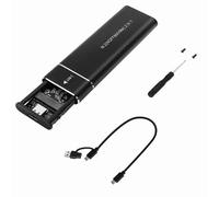 Custodia SSD M2 sottile e portatile USB3 1 tipo C custodia di archiviazione este