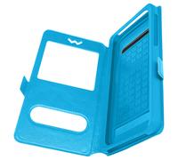Avizar Custodia Stand Doppia Finestra Universale Taglia 3XL Azzurra