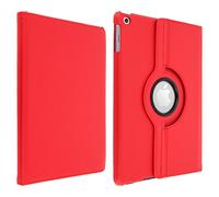 Custodia Stand Girevole 360° per iPad 5 / 6 / Air - Rossa