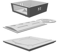 Custodia Stile GameCube per Onn 4K TV Box 2023 Google TV Streaming