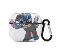 Custodia Stitch compatibile con AirPods3, custodia per AirPods3 da donna, compatibile con AirPods di terza generazione, supporta la ricarica wireless.