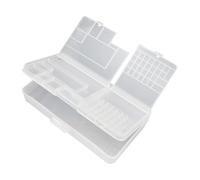 Custodia Stoccaggio Degli Strumenti Pesanti Con Compartimenti 2Tier Progetta Compatta Per L'organizzazione Hardware Porta Stoccaggio Archiviazione Durezza PVC Organizzatori