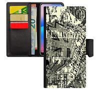 Custodia Street Art Galaxy S22+ Plus in pelle con etichetta Graffiti originale 4G, colore: Grigio