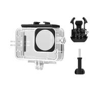Custodia subacquea da 45 m per DJI Osmo Action 6 PC custodia impermeabile per fotocamera sportiva custodia protettiva subacquea in vetro temperato trasparente accessori per fotocamera (guscio