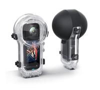 Custodia subacquea da 60 metri per Insta360 X5 Invisible Dive Case, X5 Camera impermeabile con copriobiettivo in silicone per accessori Insta360 X5