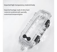 Custodia subacquea impermeabile per fotocamera Insta360 X5 vetro temperato profo